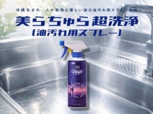 介護施設厨房の油汚れ清掃 美らちゅら超洗浄